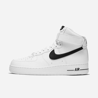 Pantofi Casual Nike Air Force 1 Inalti '07 Barbati Albi Negrii | GNEB-27813